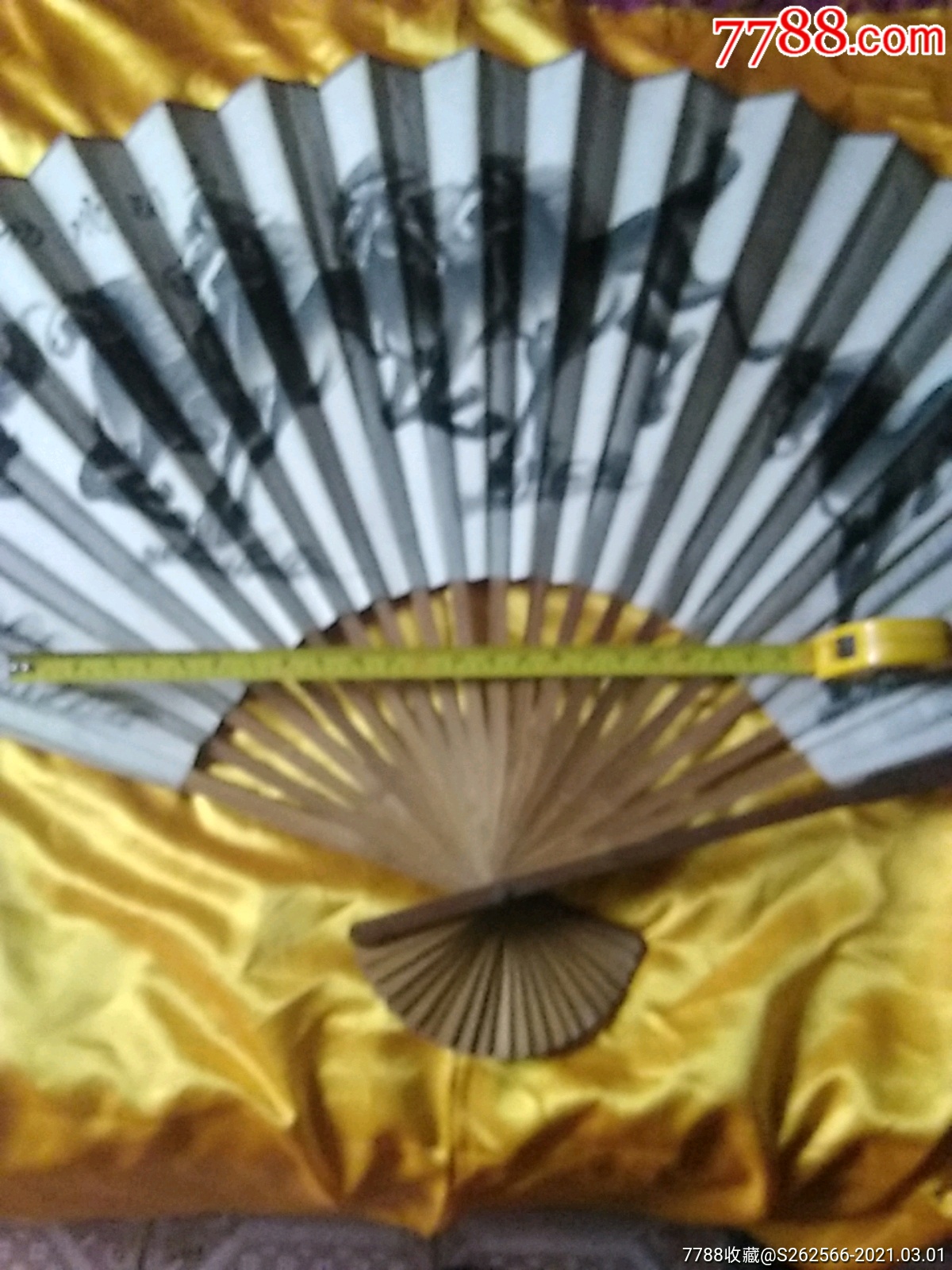 奔马图·扇子·装饰品·手绘·大扇子_其他扇子_艾艾收藏【7788收藏__收藏热线】