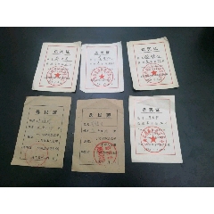 选民证6张(au25656752)_7788收藏__收藏热线