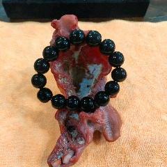 玻璃陨石手串14毫米