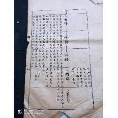 清未大型族谱手稿底稿(au25680806)_7788收藏__收藏热线