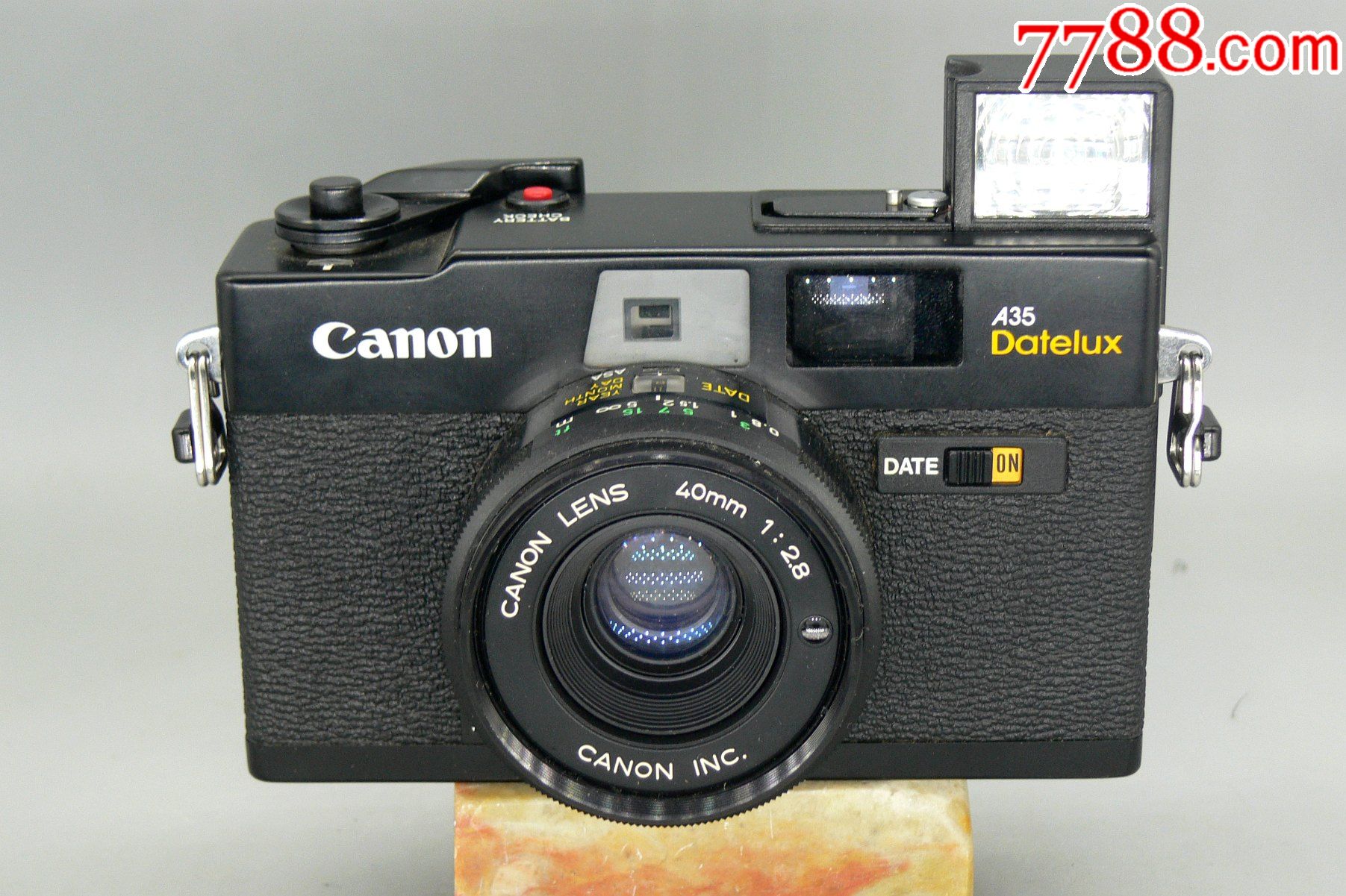 通电正常的品相挺新的佳能a35datelux定焦旁轴相机.