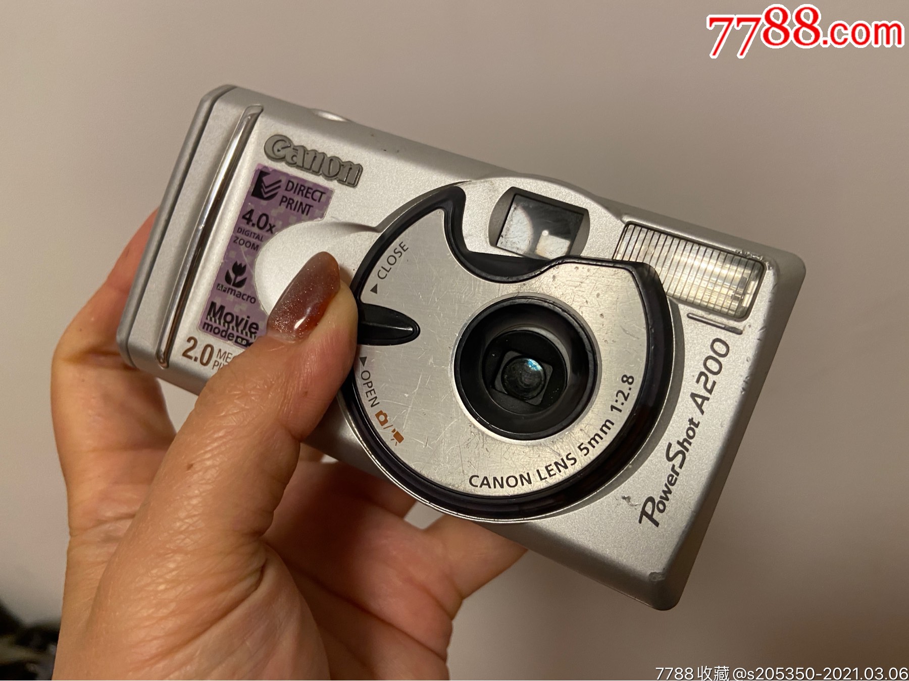 佳能相机_卡片机/数码相机_第2张_7788钟表收藏