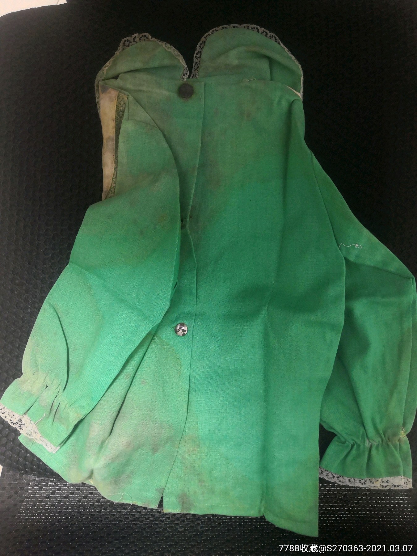 原包装少见!70年代上海产女童装一套