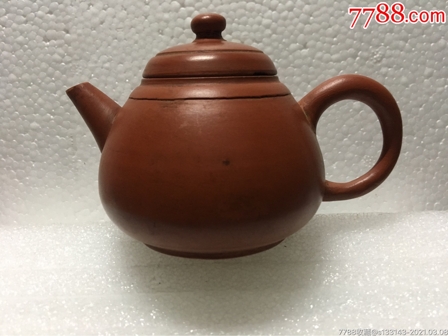 70年代-中国宜兴茶壶-品如图-紫砂壶-7788紫砂壶