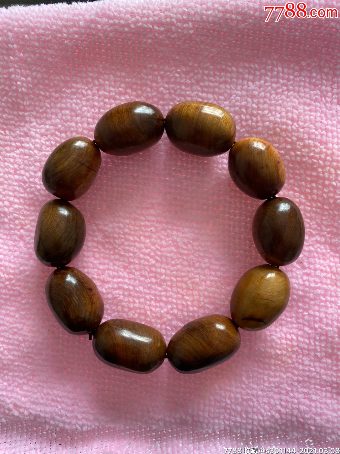 太行崖柏黑油奶香随形手串