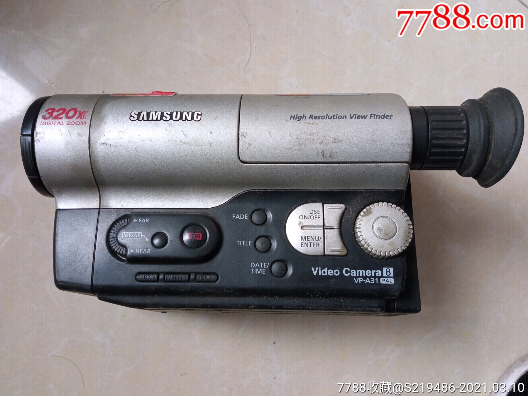 三星vpa31数码摄像机8mm磁带摄像机