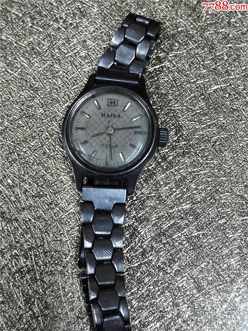 布纹盘海达h3121女机械表