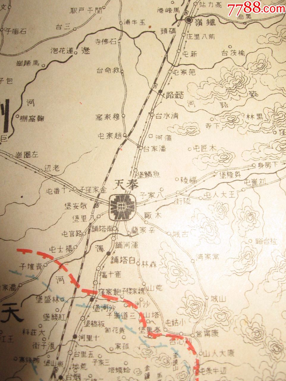 清末老地图1905年日露战局经过大地图旅顺口附近图奉天府附近图日俄在