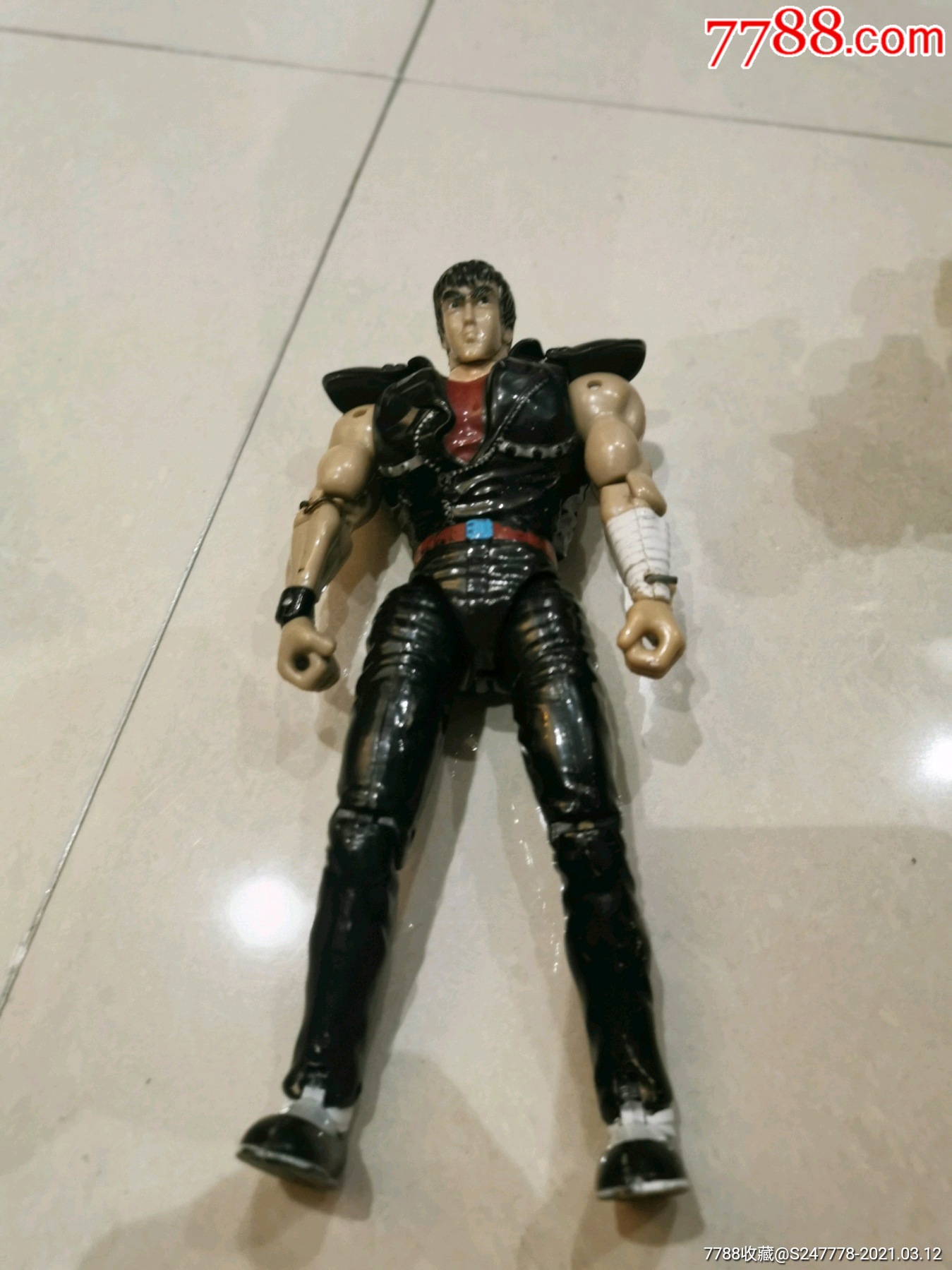 90年代老玩具永达北斗神拳大号健次郎中号百兽王