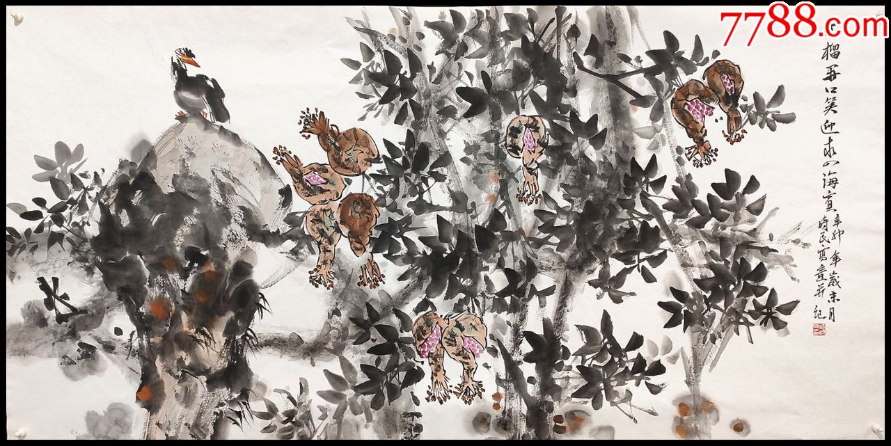 中国美术家协会会员,四川美术家协会副秘书长【梁时民】花鸟