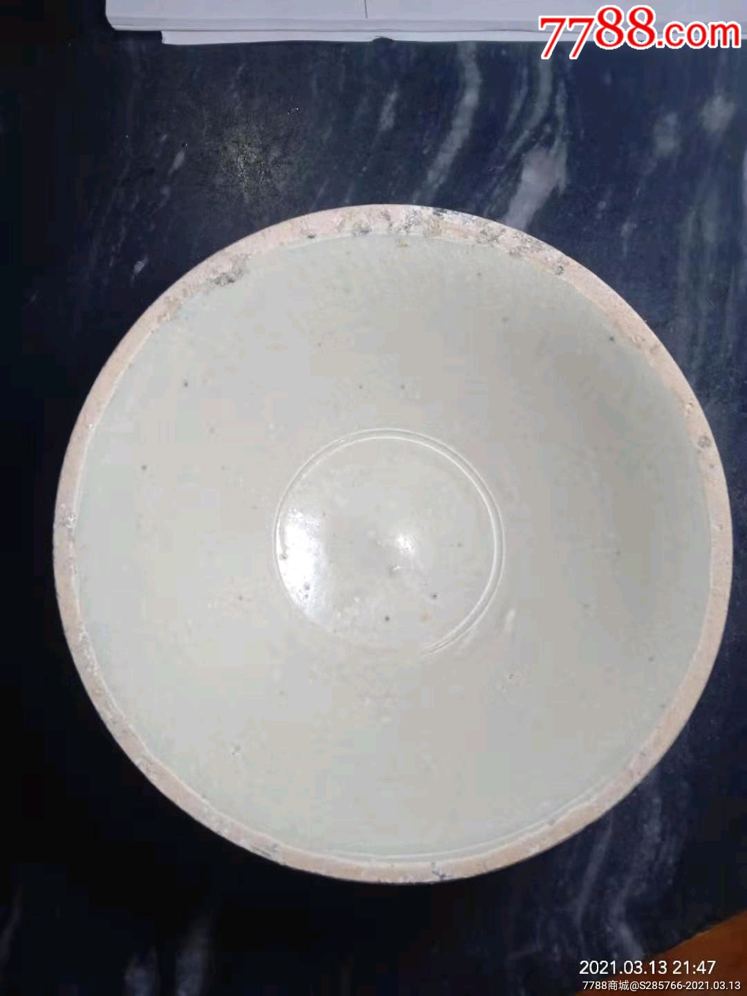 宋代影青白瓷碗,品相好釉色精美
