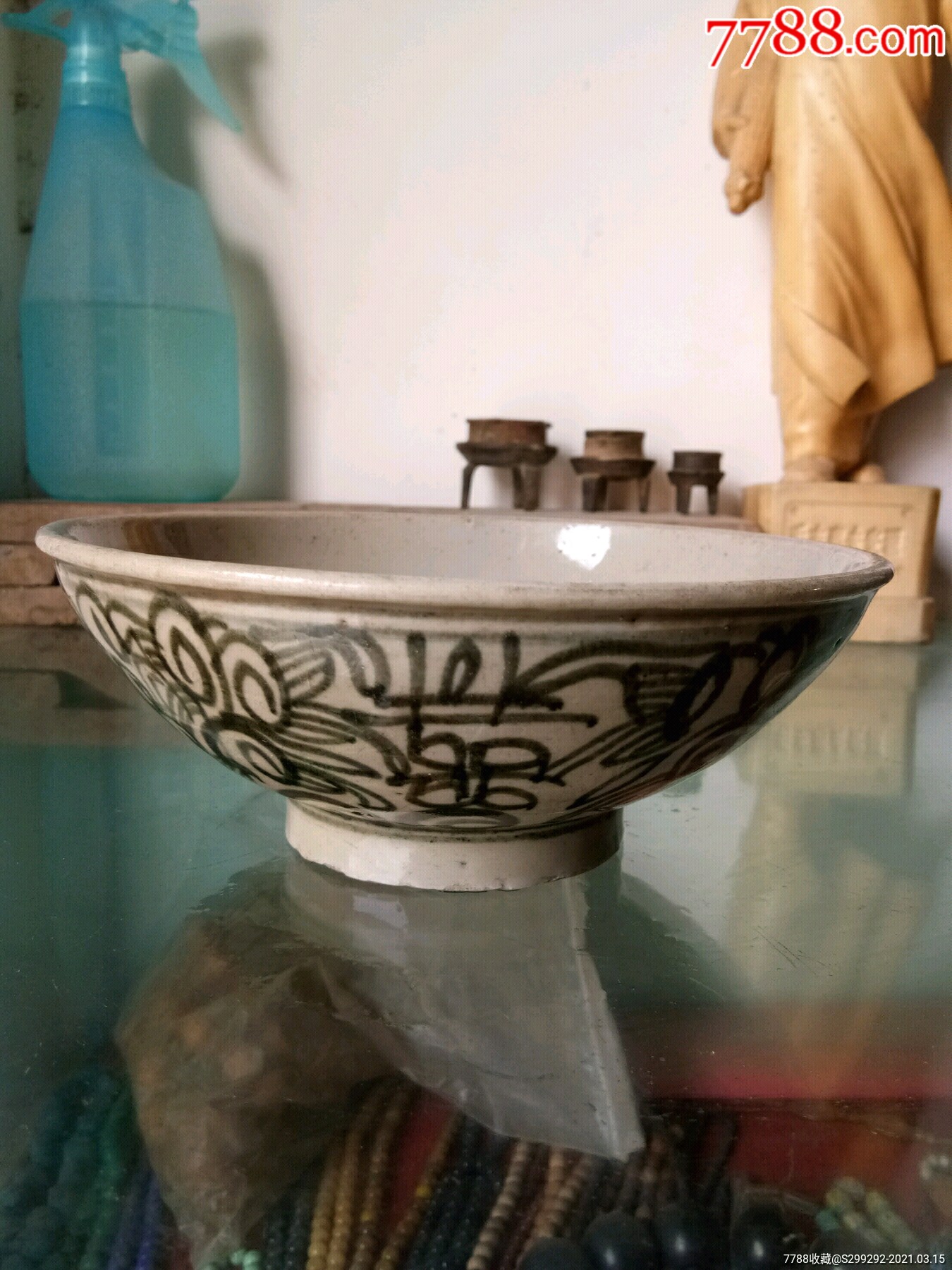 民国三喜碗一只