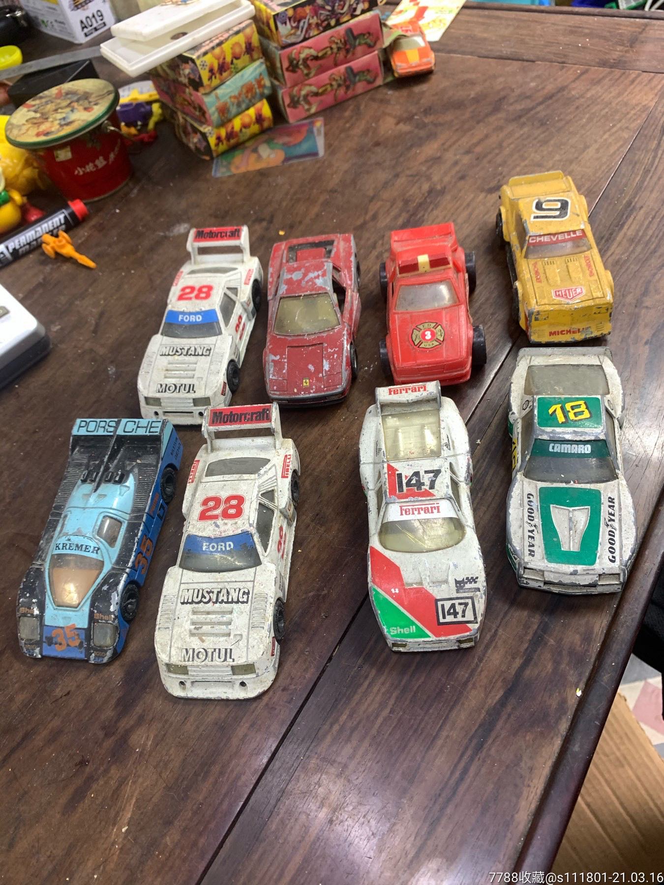 早期火柴盒小车一组