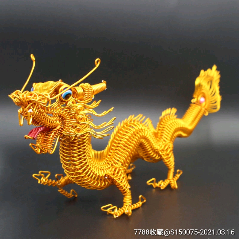 现代工艺品超大型铜合金摆件手工制作长28厘米