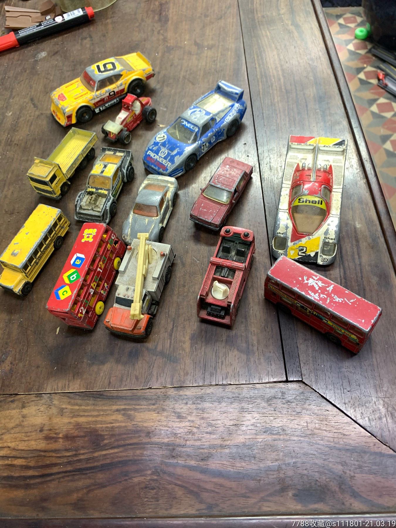 早期火柴盒车模一组_轿车/赛车模型_产地图片_收藏价值_7788奇石收藏