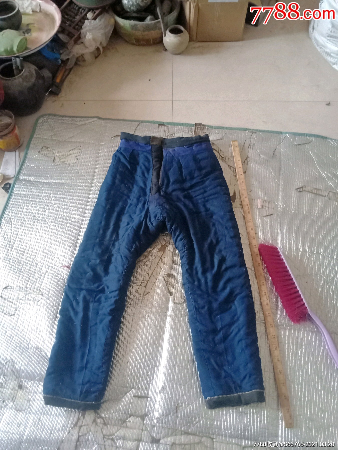 怀旧老手工两面穿棉裤