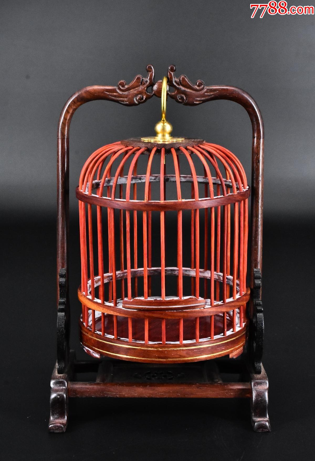 (丙4802)《酸枝蝈蝈笼套装》一套两件_第2张_7788工艺品