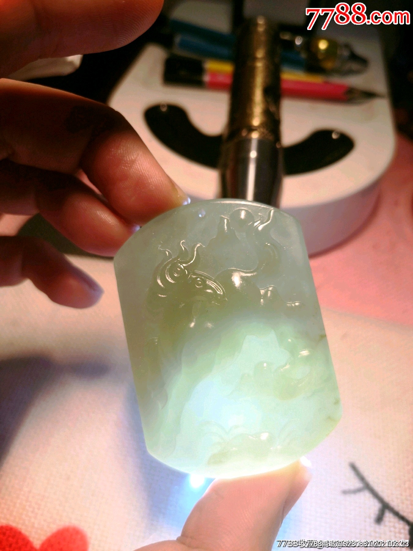 和田玉马踏飞燕_价格100元【小哥玉石啥都有】_第1张