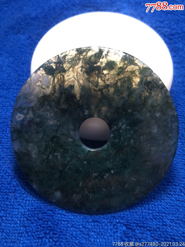 水草玛瑙平安扣