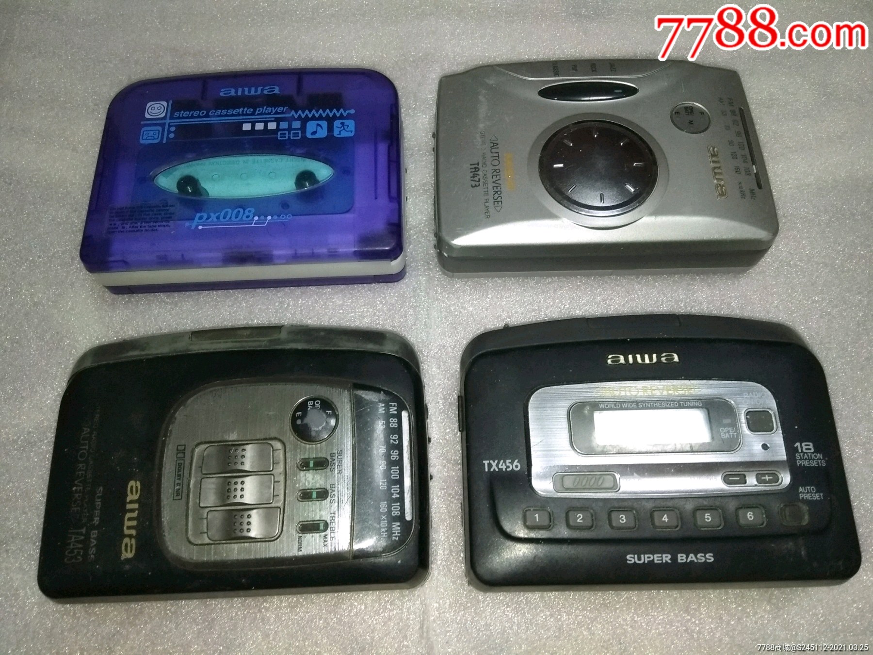爱华随身听(四个合拍)aiwa磁带随身听