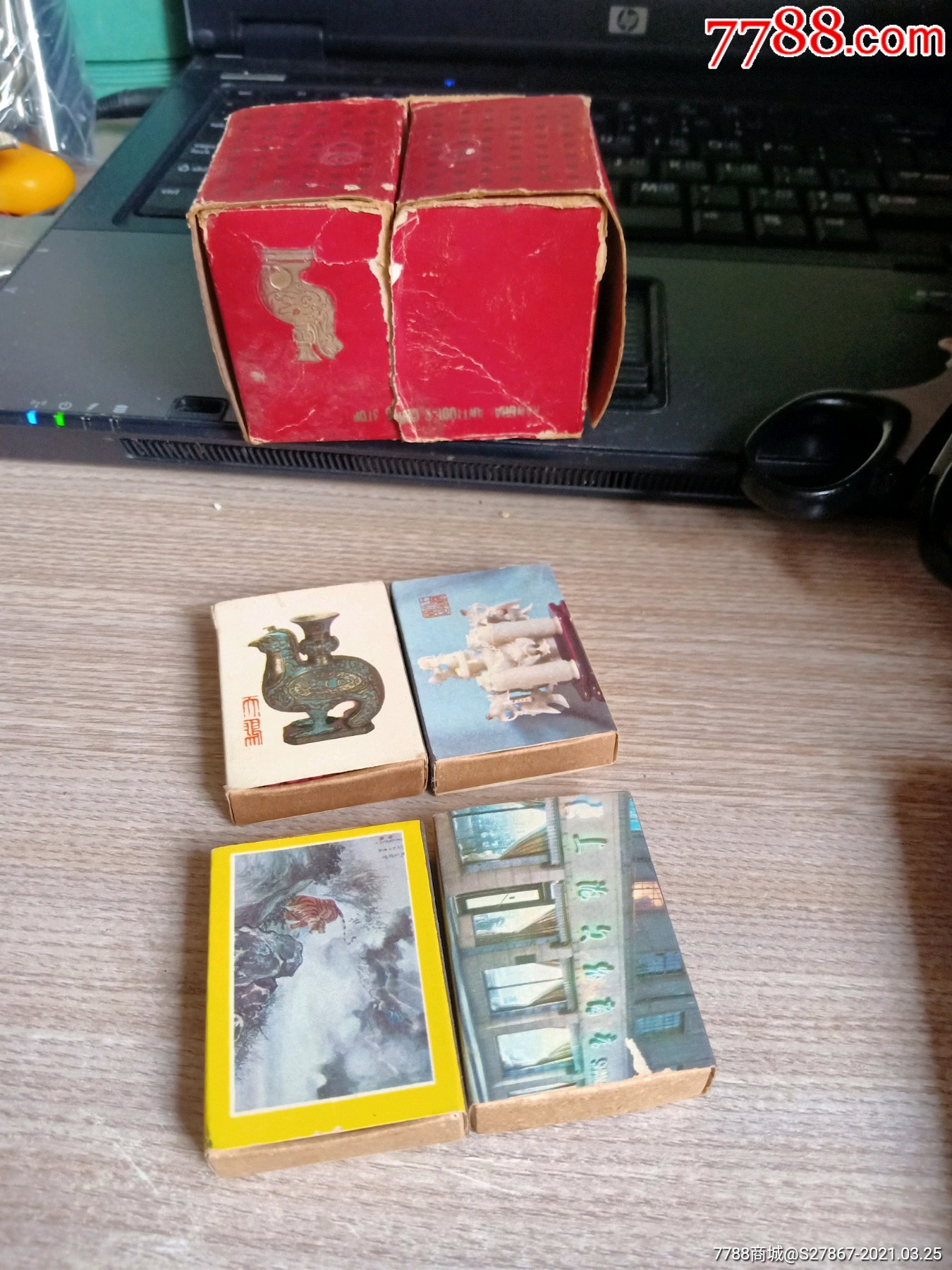 780年代上海商店火柴4盒