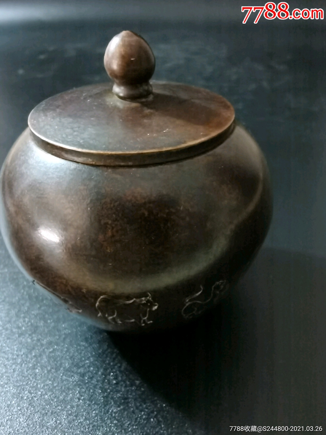 铜十二生肖将军罐_价格98元【康哥杂项收藏店】_第1张