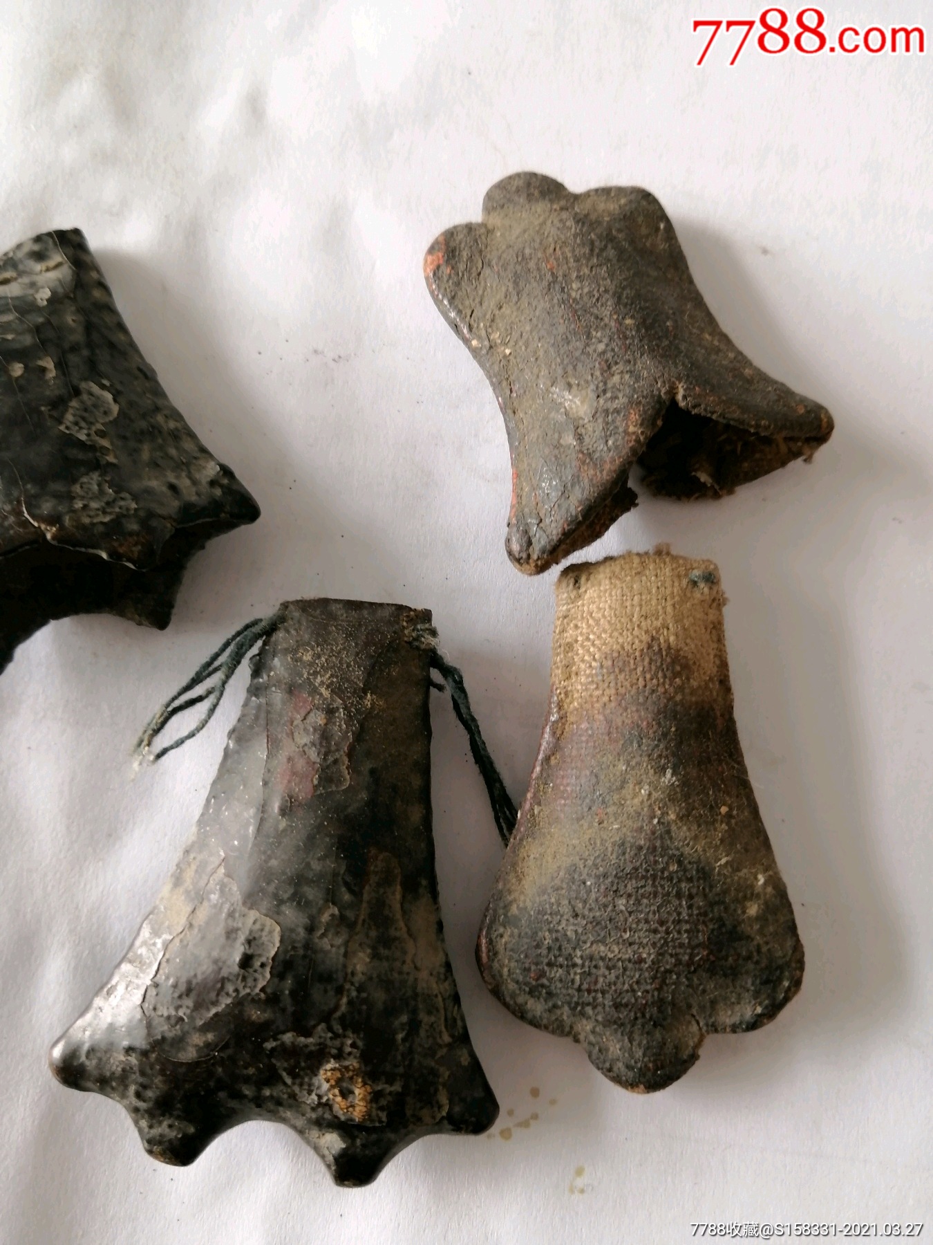 老式针线盒二个