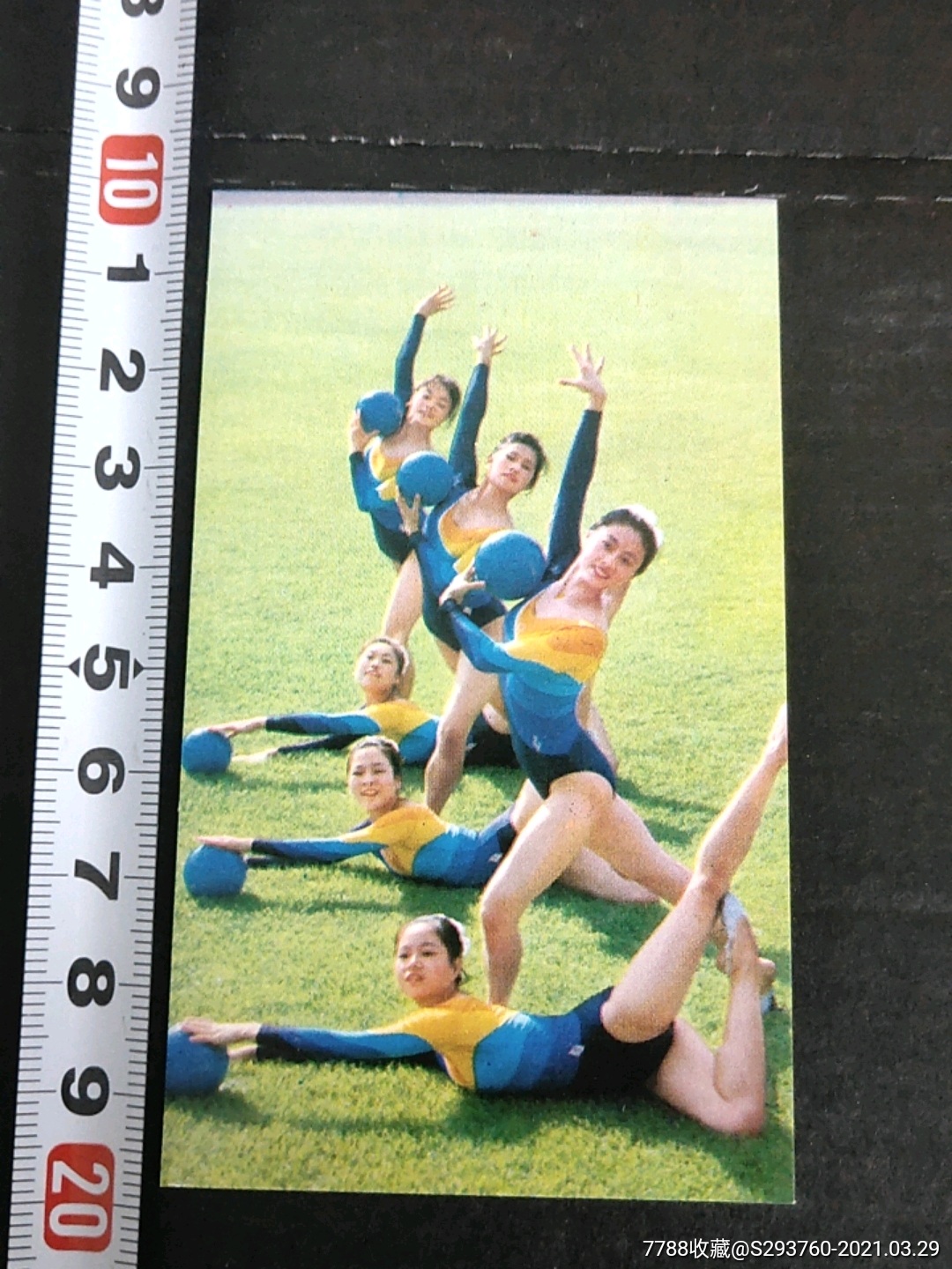 八十年代,艺术体操美女年历卡