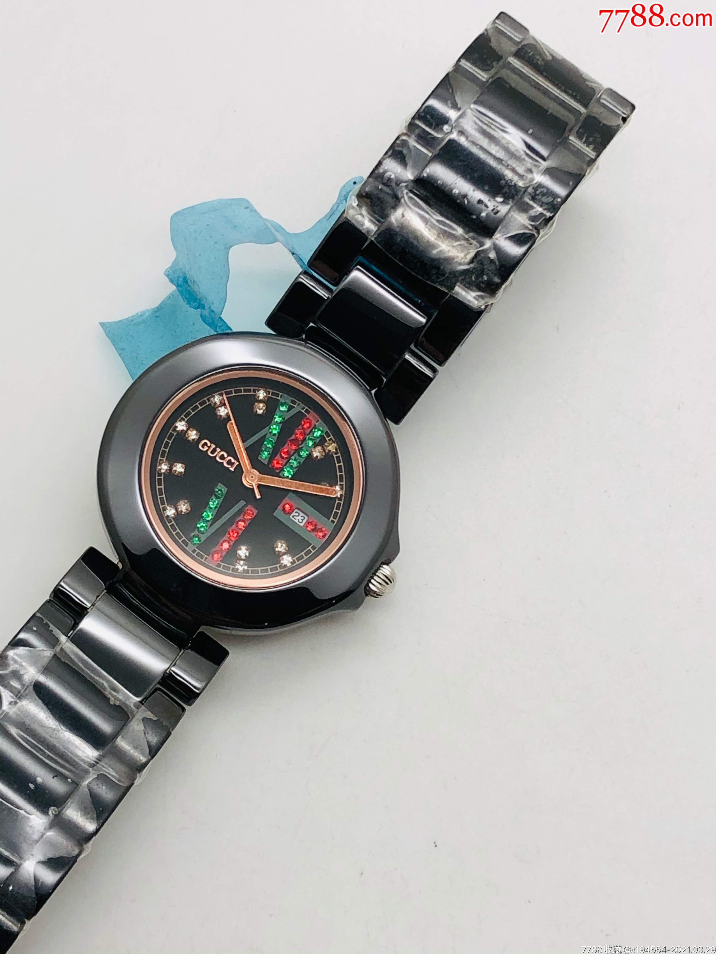 (库存,美品)古驰陶瓷石英女表_手表/腕表_第4张_7788钟表收藏