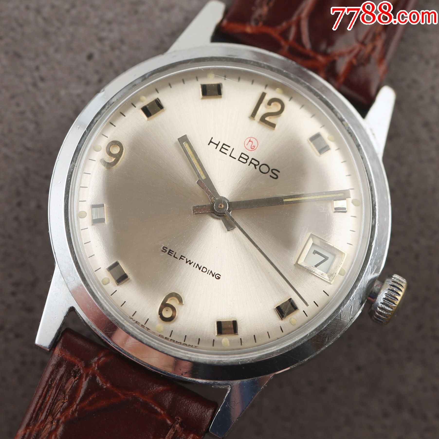 德国名表海贝斯helbros古董表法兰西定制最高级按跳