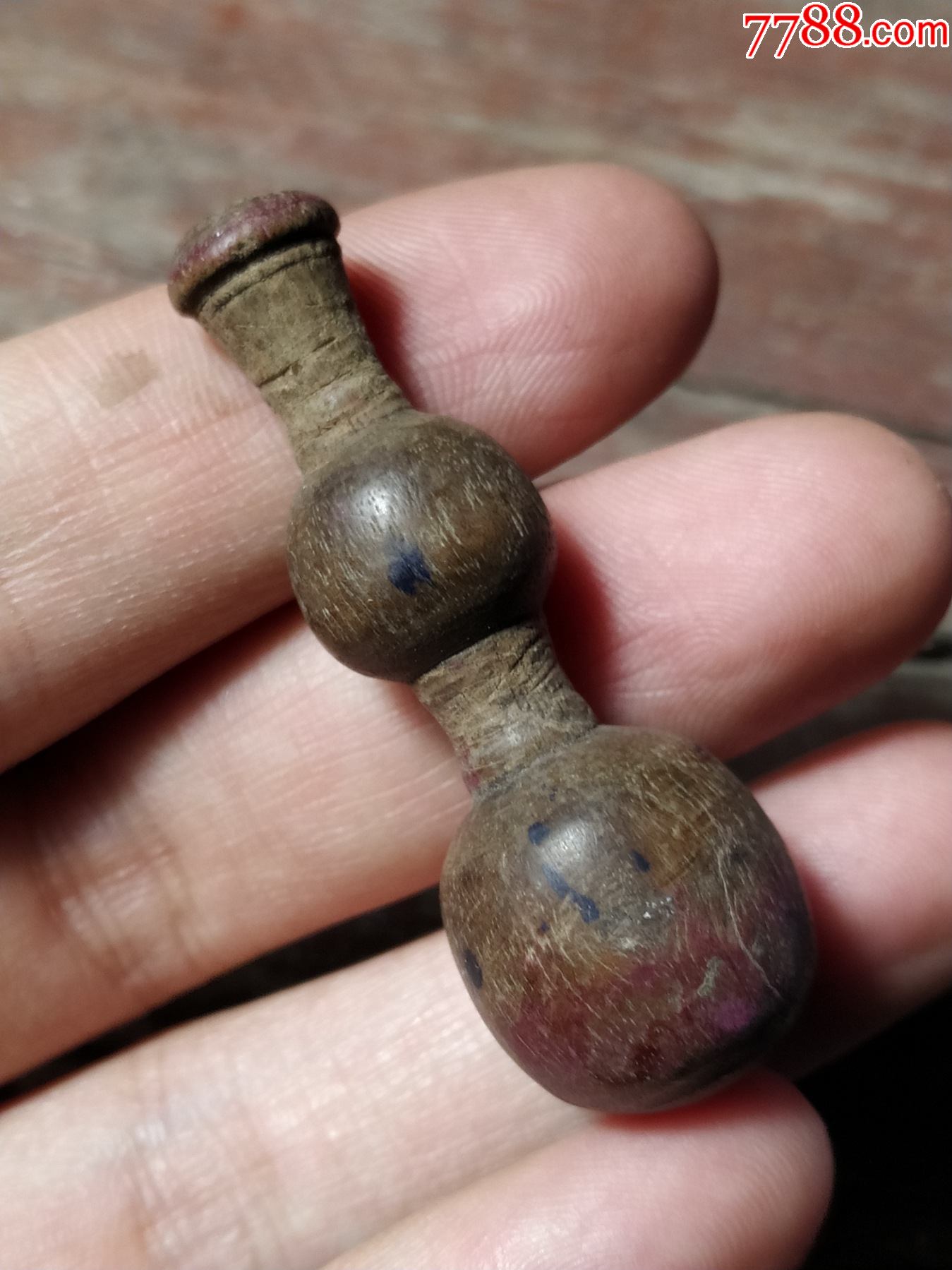 清代黄杨木包挂葫芦,包浆好,品相完整