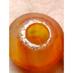 唐代红玛瑙一颗蝶形珠_玛瑙_老顽童藏宝阁【7788收藏__收藏热线】