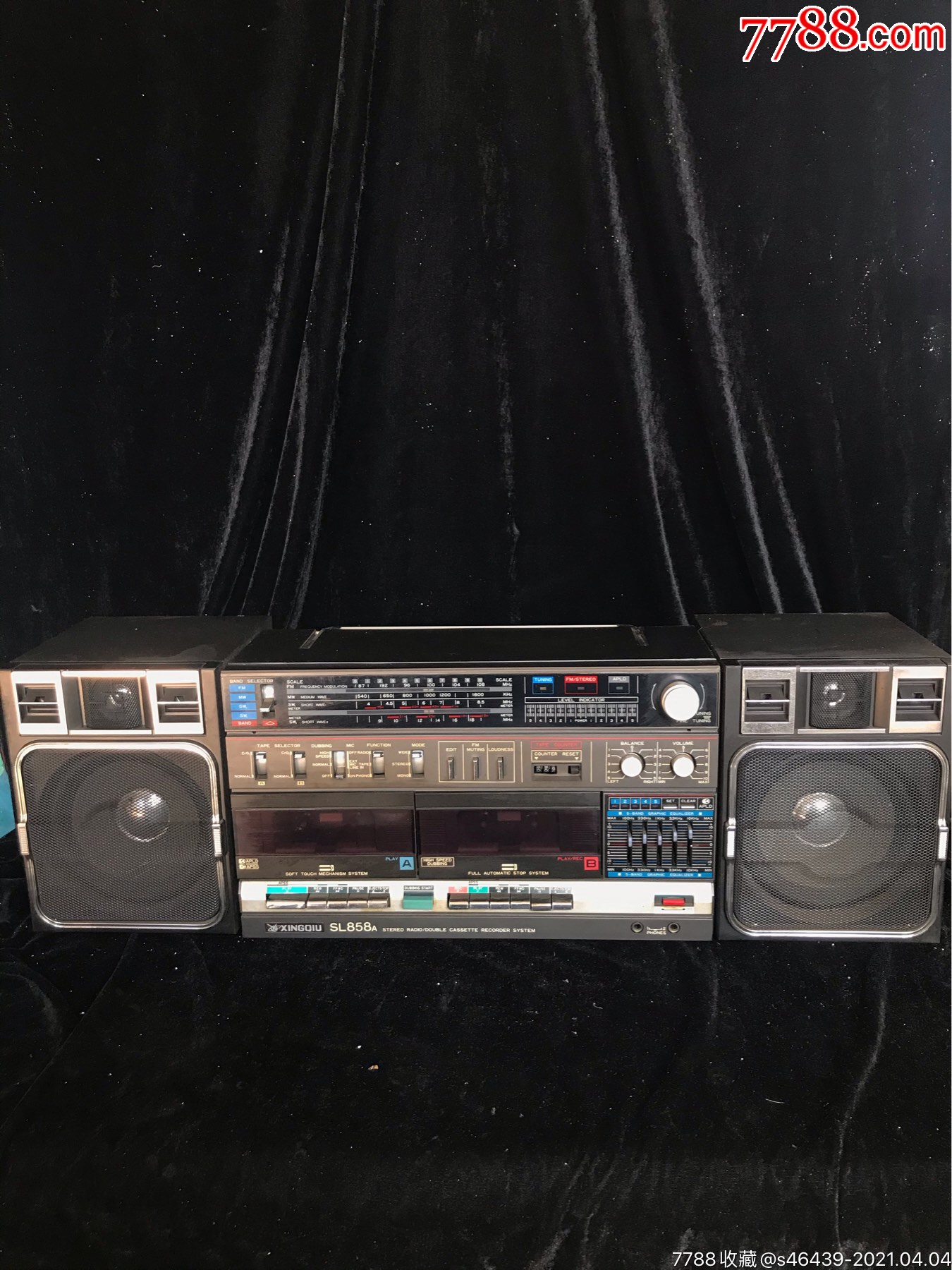 星球sl858老录音机(仔细阅图看简介)