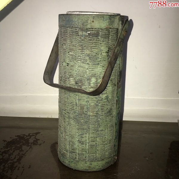 民国时期老上海老竹编保温桶冰棍桶