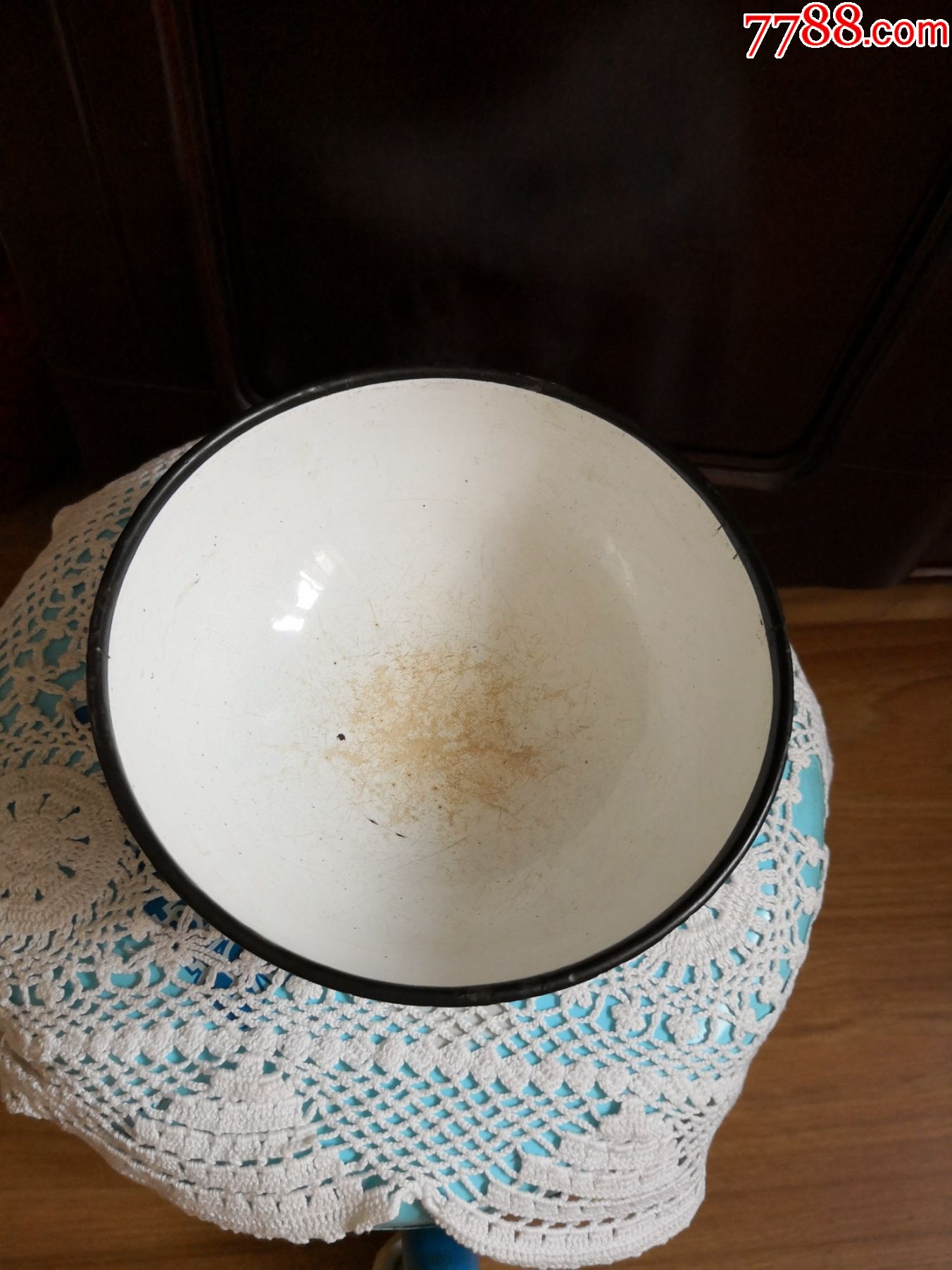 自力更生艰苦奋斗搪瓷碗