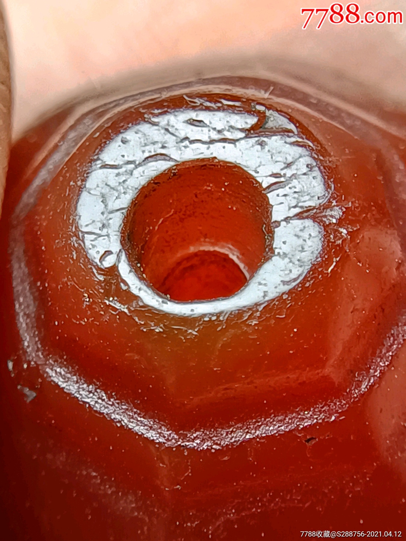 辽代红玛瑙灯笼型珠一颗懂行的看看