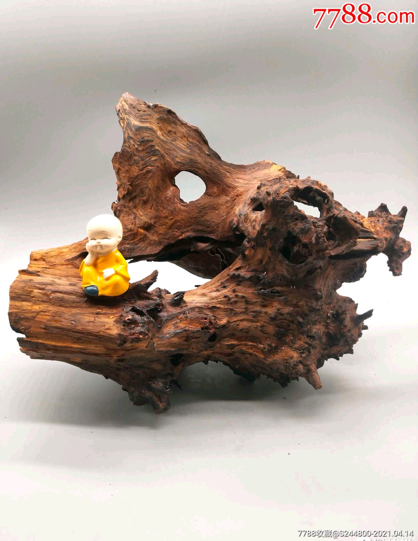 香杉木榴天然摆件