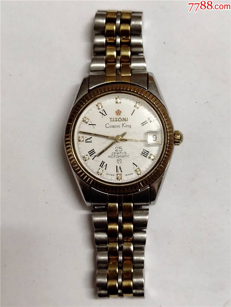 钻刻瑞士梅花全自动单日历男机械表机芯28242