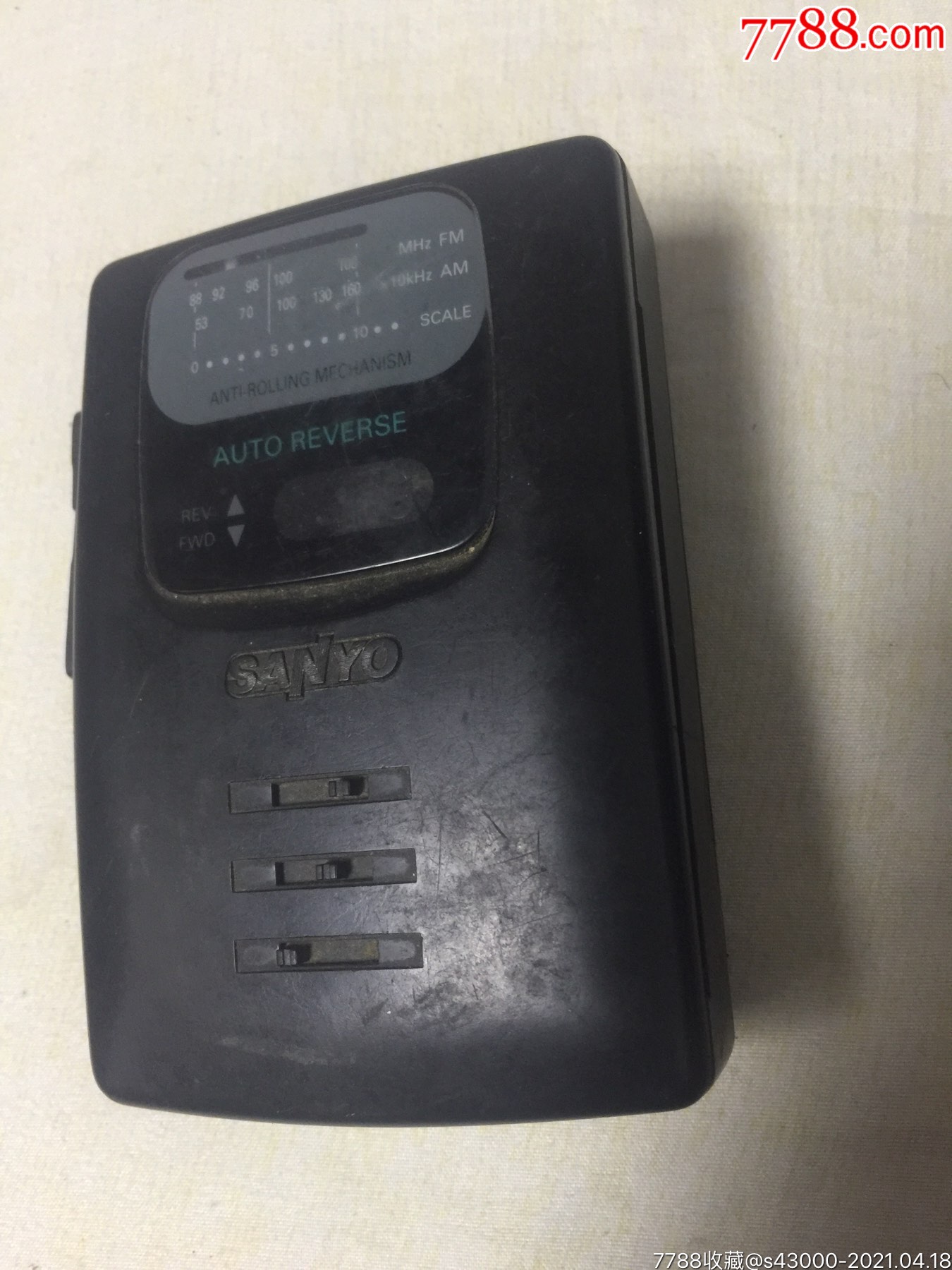 早期三洋磁带随身听