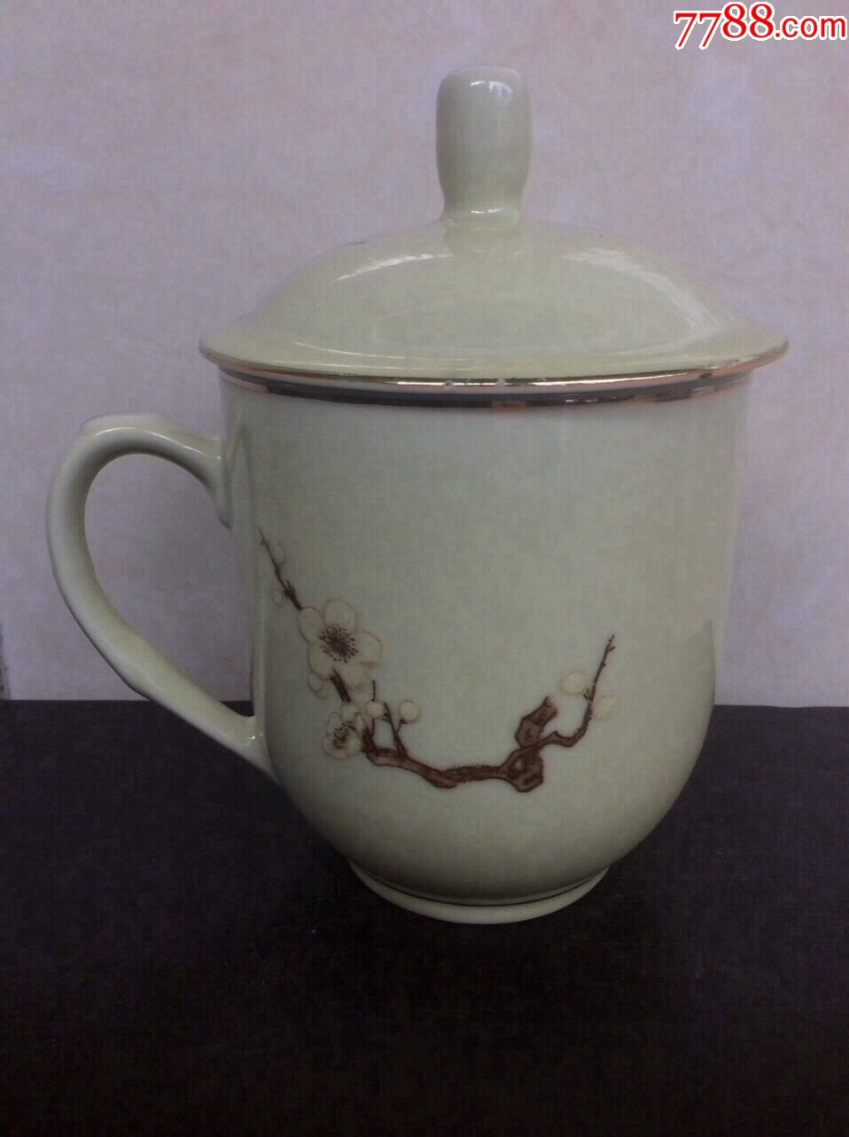 文革湖南醴陵国光梅花盖杯_彩绘瓷/彩瓷_第3张_7788瓷器