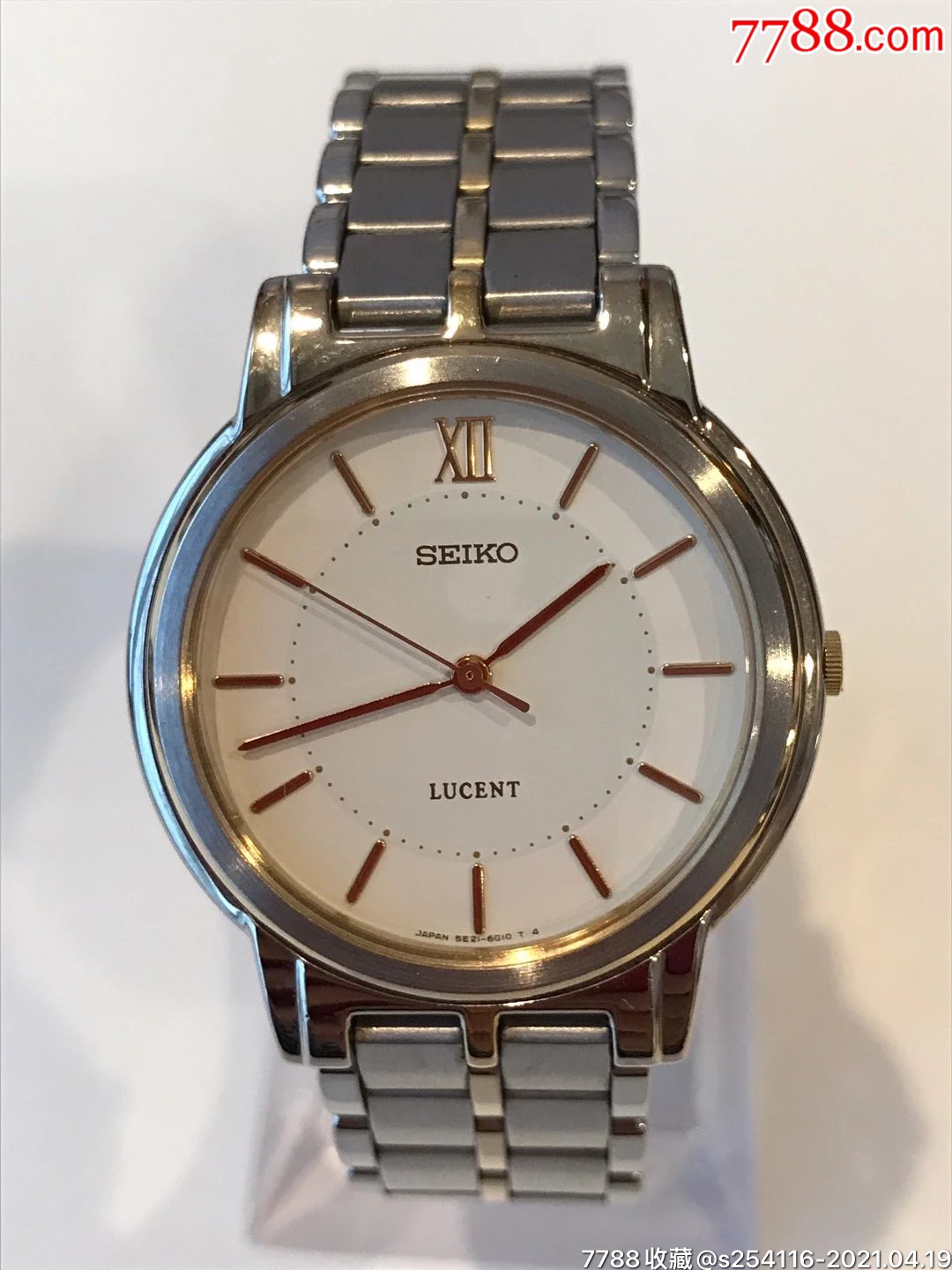 日本原装正品精工石英男表lucent系列直径32mm厚65mm带长185cm