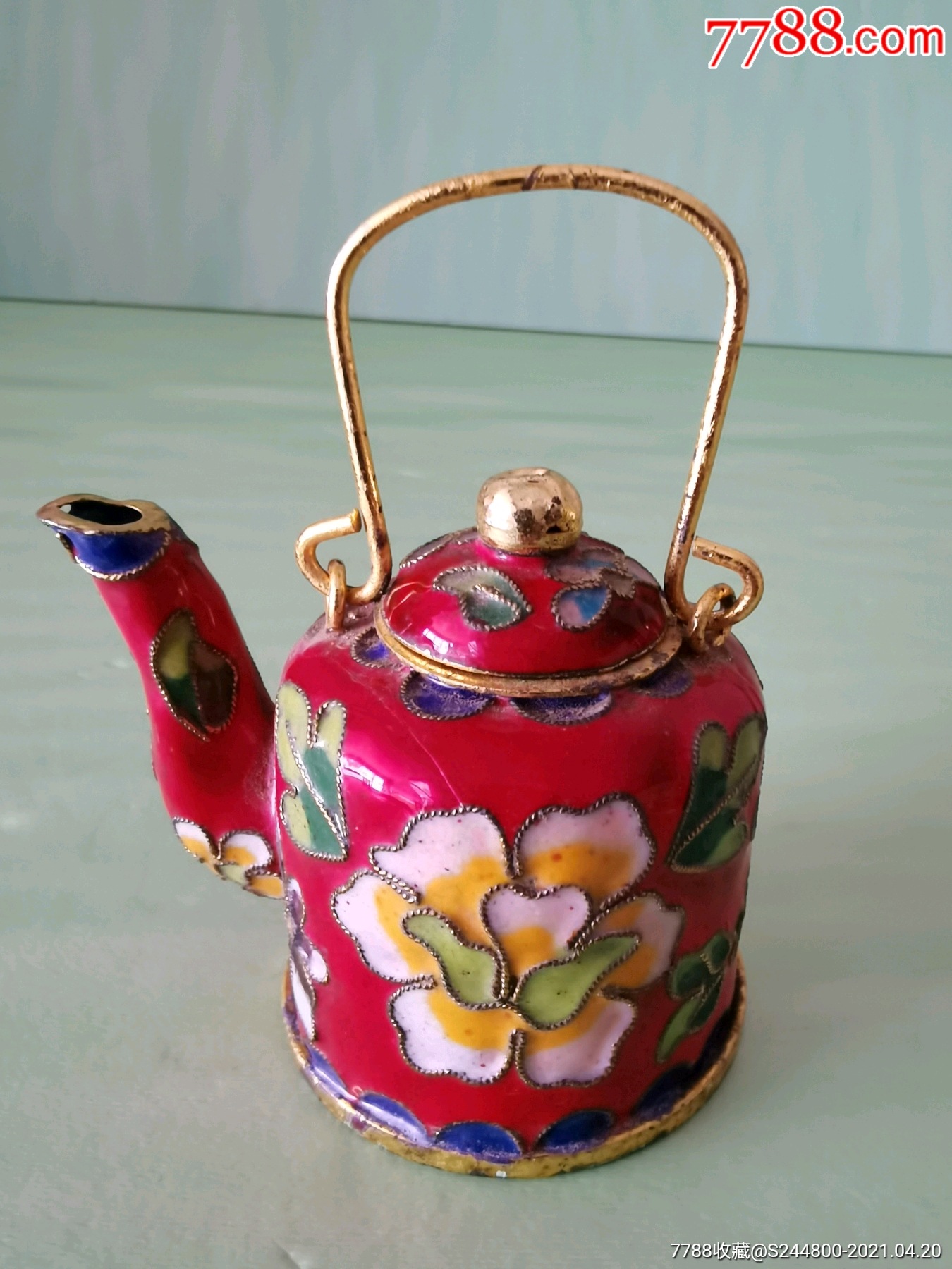 精品铜胚景泰蓝小壶-水壶/壶类-7788商城__七七八八商品交易平台(7788