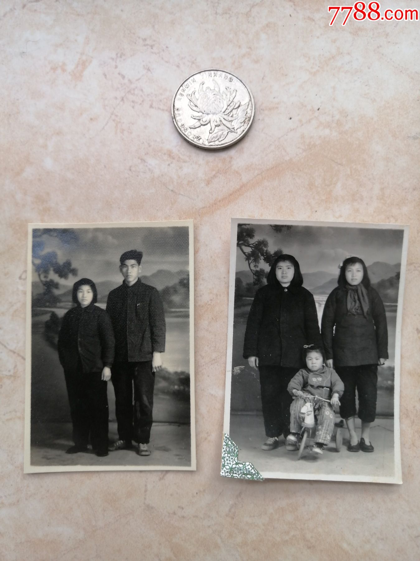 2张家人合影一起拍