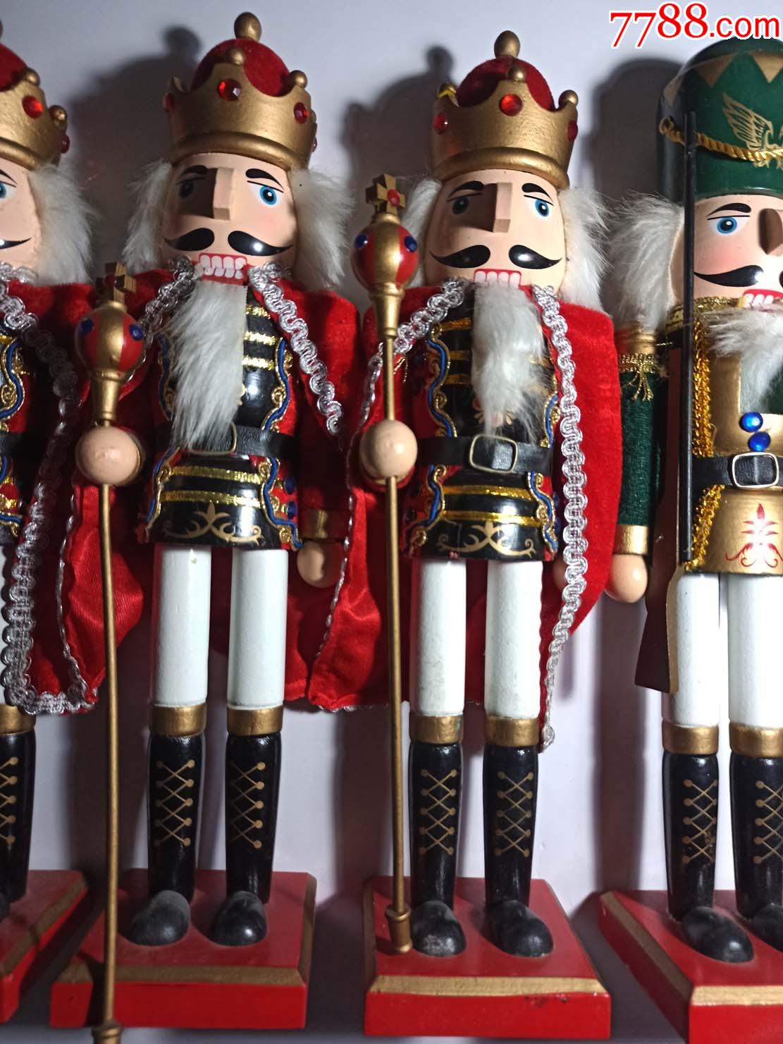 木材质精致外国国王立像摆件玩具5只_其他传统玩具_第5张_7788工艺画