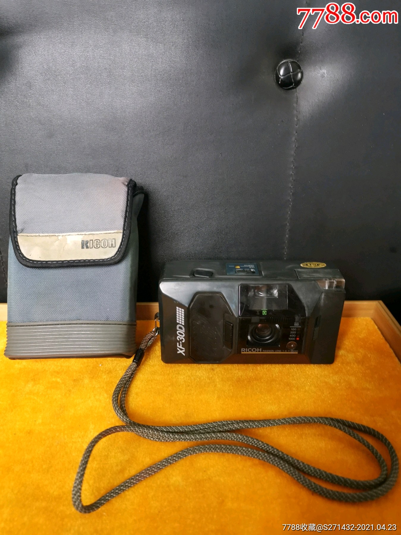 原装日本理光xf-30d相机,带皮壳_价格19元【苏州宝古轩】_第1张