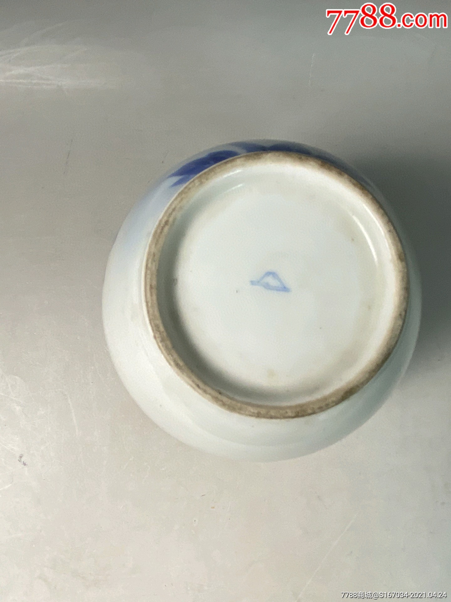 回流深川制瓷,手绘花卉,花器,有轻微使用痕迹,很精美