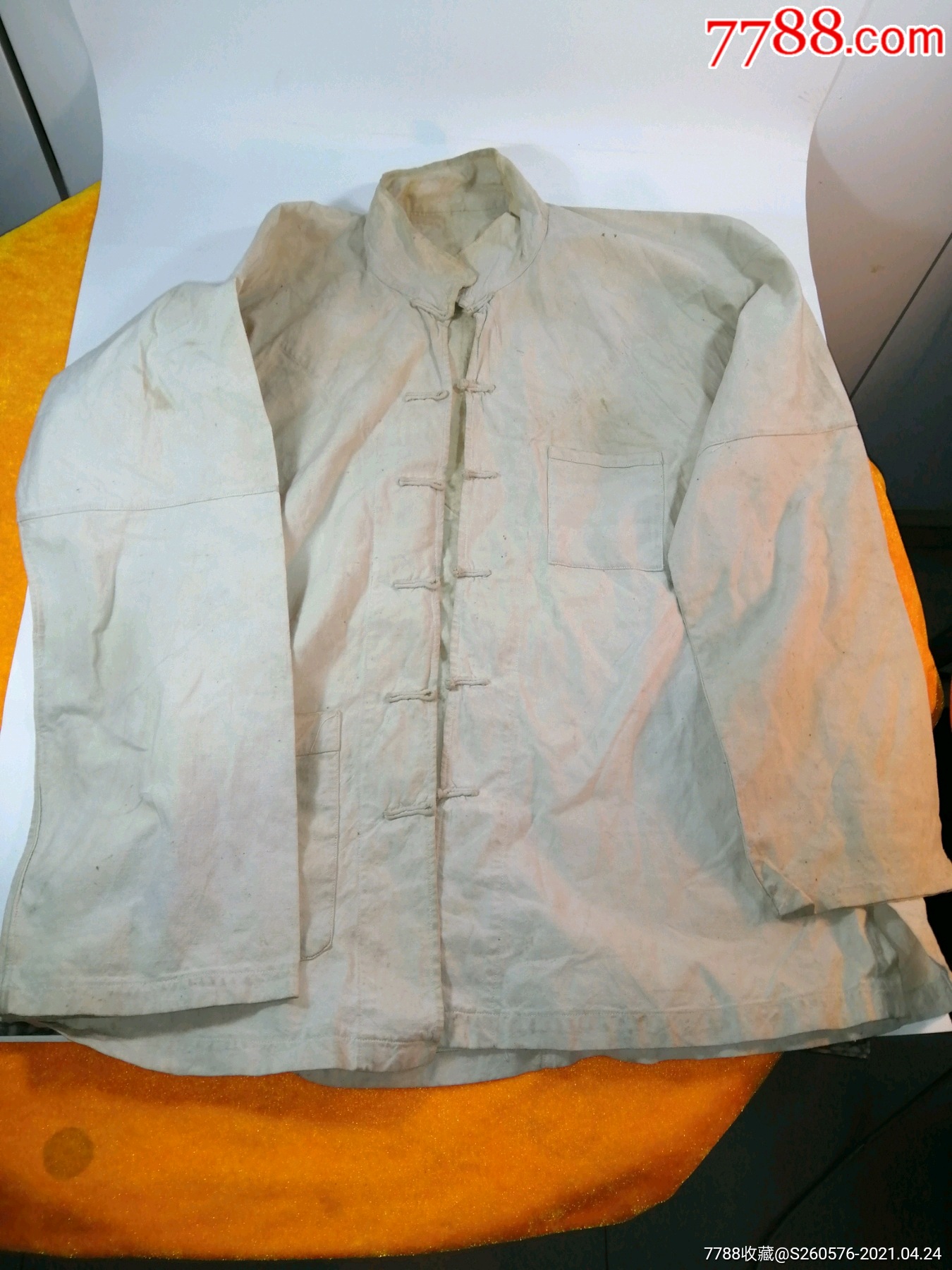 抗日战争时期八路军民兵穿过的粗布衬衣