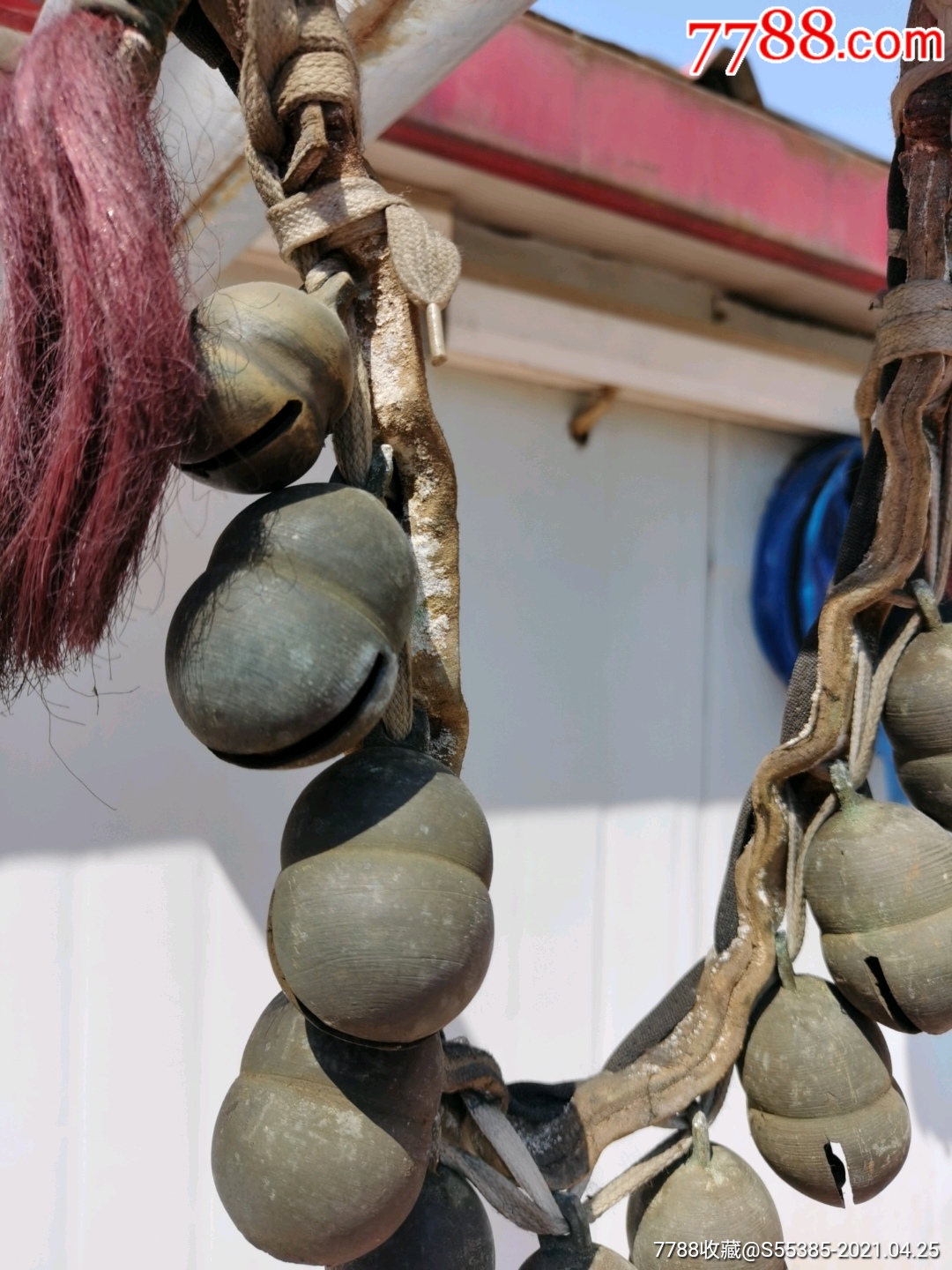 马脖子上的铜响串