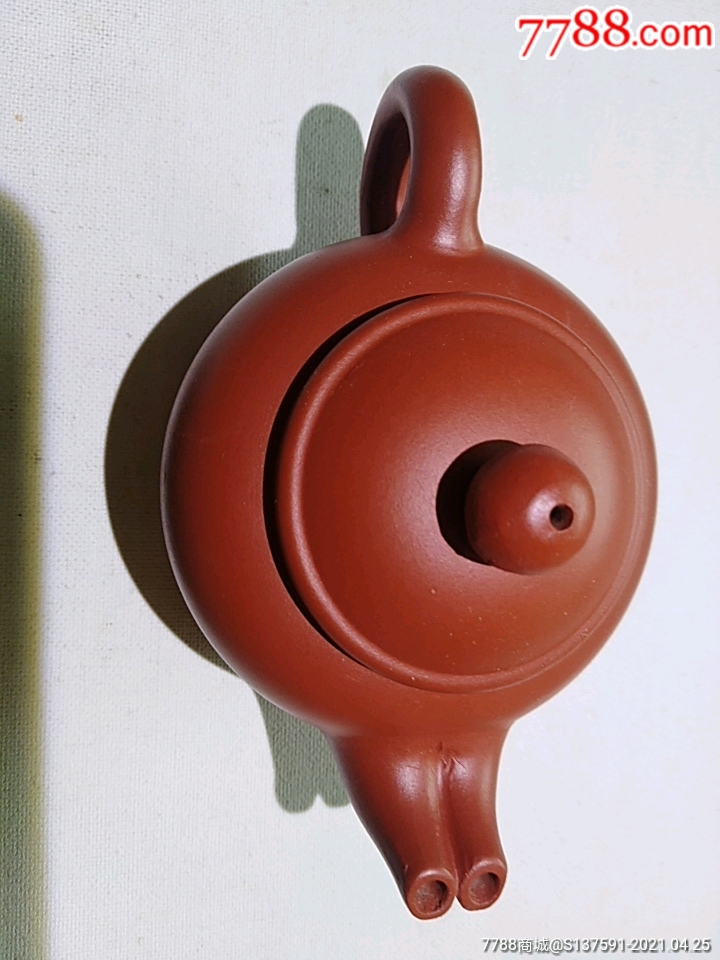 稀有两个嘴紫砂壶2