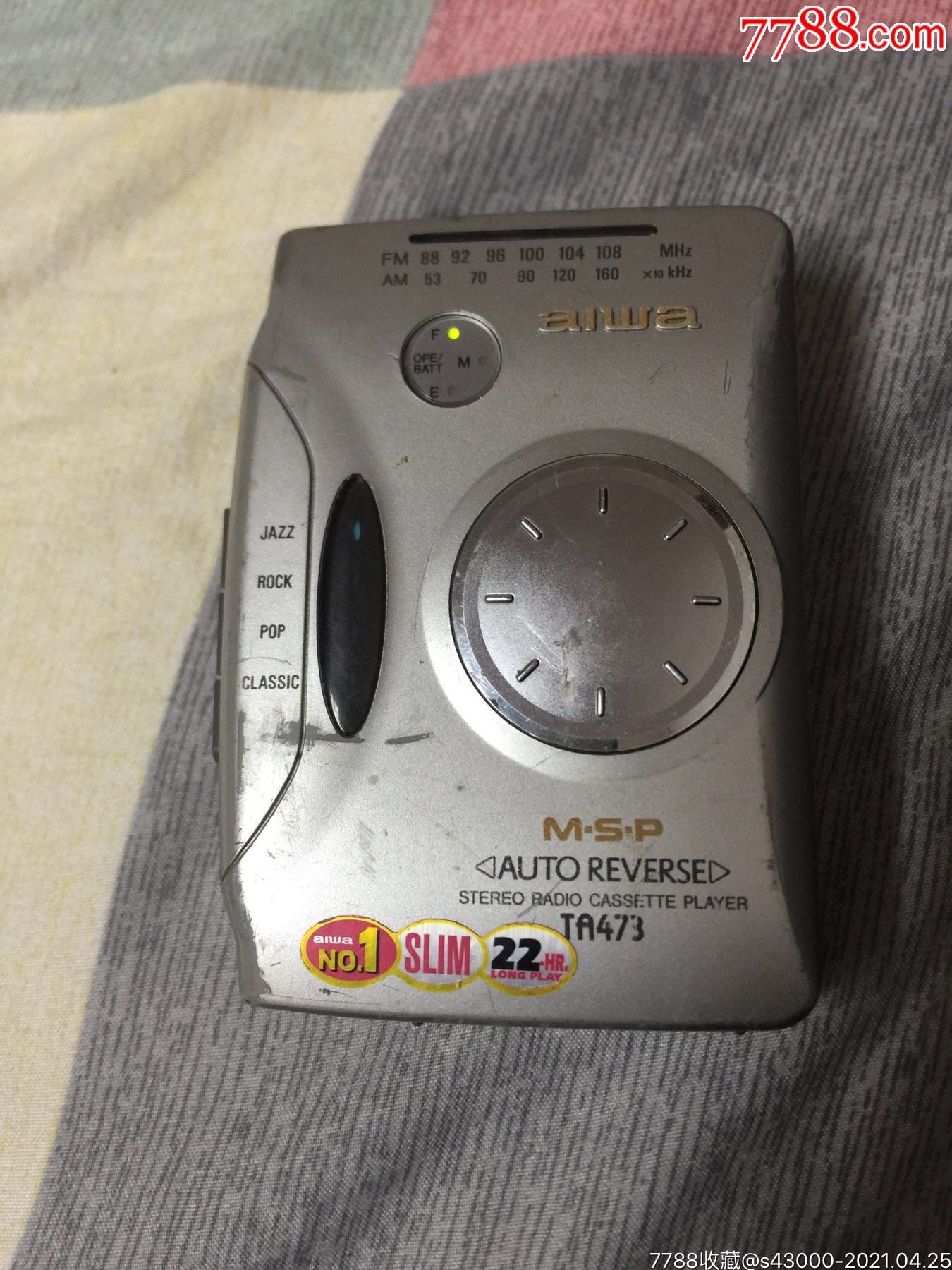 aiwa爱华磁带随身听ta473